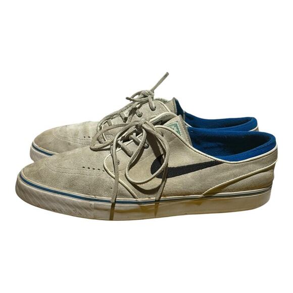 Nike SB Stefan Janoski Beige Suede Low Skateboarding Shoes Men's Size 11 - Picture 4 of 8